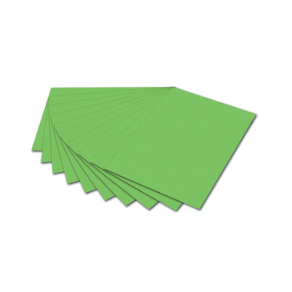 100 Stück Folia 6451 130g Tonpapier A4 hellgrün 4001868064513 Folia