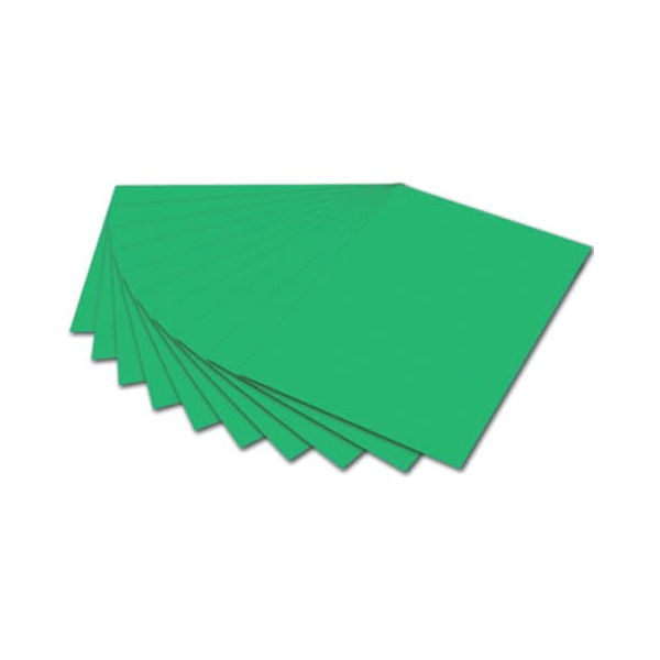 100 Stück Folia 6454 130g Tonpapier A4 smaragdgrün 4001868064544 Folia