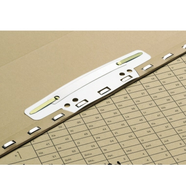 Heftstreifen 100551905, 3,7x15cm (BxL), Polyvinylchlorid (PVC) mit Kunststoffdeckleiste, wei&szlig;