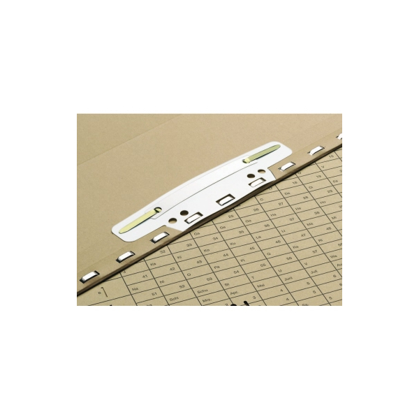 4002030038240 - Heftstreifen 100551905 37x15cm (BxL) Polyvinylchlorid (PVC) mit Kunststoffdeckleiste weiß 4002030038240 25 Stück