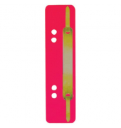 Heftstreifen 100560277, 3,5x15cm (BxL), Kunststoff mit Metalldeckleiste, rot
