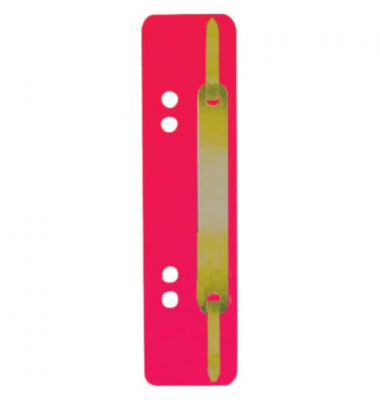 Heftstreifen 100560277, 3,5x15cm (BxL), Kunststoff mit Metalldeckleiste, rot