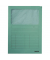 Sichtmappen 3950-00-50, A4 grün Recyclingkarton 160g