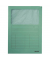 Sichtmappen 3950-00-50, A4 grün Recyclingkarton 160g