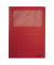 Sichtmappen 3950-00-25, A4 rot Recyclingkarton 160g