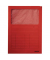 Sichtmappen 3950-00-25, A4 rot Recyclingkarton 160g