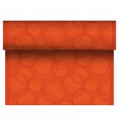 Tischläufer, stoffähnlich, PV-Tissue Mix "ROYAL Collection" 24 m x 40 cm nektarine "Bubbles" auf Rolle 86504