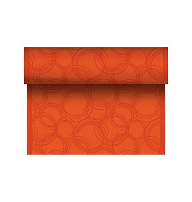 Tischläufer, stoffähnlich, PV-Tissue Mix "ROYAL Collection" 24 m x 40 cm nektarine "Bubbles" auf Rolle 86504