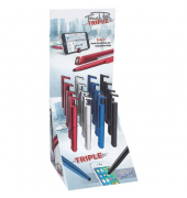 Kugelschreiber Triple 26151299, blau, 1mm