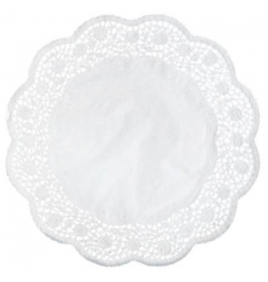 3621100625 Tortenspitzen D36cm Rose weiß