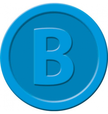 Wertmarken Chips aus Kunststoff Bier blau rund 25mm 100 St&uuml;ck