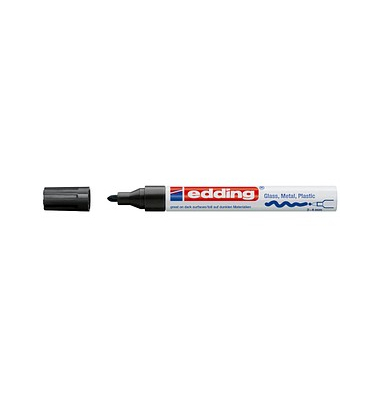 Lackmarker 750, 750CR-001, Stift, schwarz, 2-4mm Rundspitze