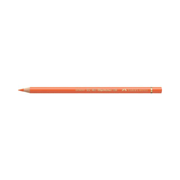 6 Stück Faber-Castell Buntstifte Polychromos lasurorange Ölkreidemine Ø 3,8mm 4005401101130 Faber-Castell
