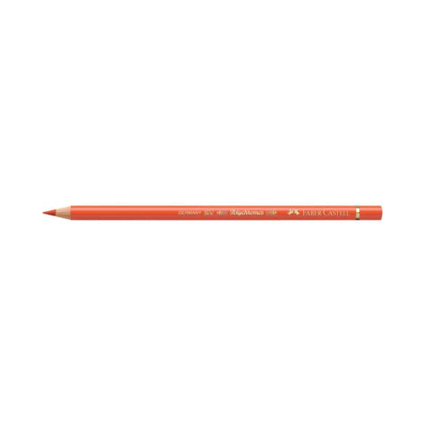 6 Stück Faber-Castell Buntstifte Polychromos kadmiumorange dunkel Ölkreidemine Ø 3,8mm 4005401101154 Faber-Castell