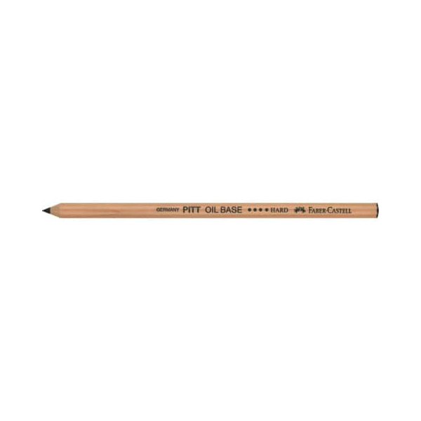12 Stück Faber-Castell Künstlerstift Oil Base hard, 112604, schwarz, sechskant 4005401126041 Faber-Castell