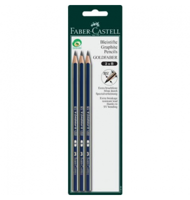 Bleistift DESSIN, 115599, 3x blau/silber, k.A., B