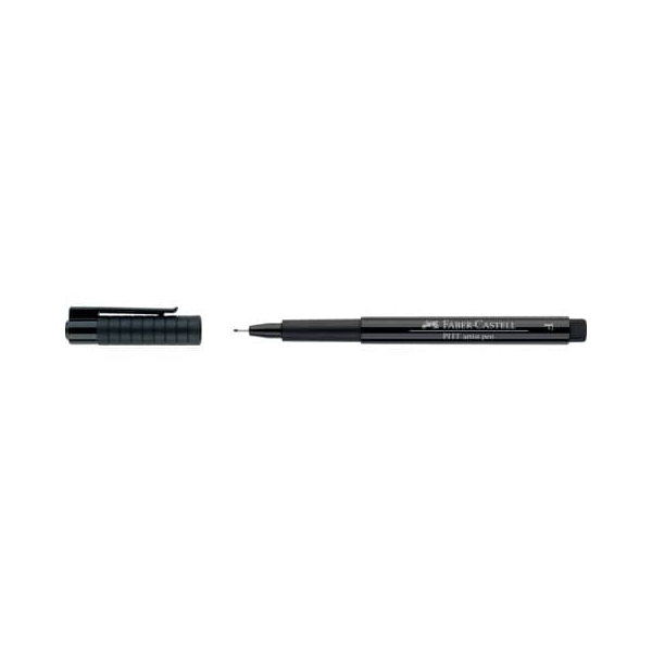 10 Stück Faber-Castell Tuschestift Pitt Artist schwarz fein wasserf. 4005401672999 Faber-Castell