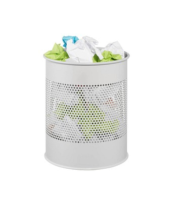 Papierkorb 331010, 15 Liter, rund, grau