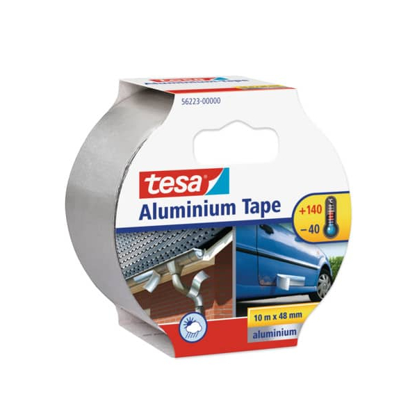 6 Stück Tesa Gewebeband 56223, 50mm x 10m, silber 10 Meter