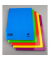 Schulheft 734014421 PREMIUM Academy, Lineatur 21 / liniert / keine, A4, 80g, farbig sortiert, 40 Blatt / 80 Seiten