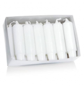 Lampionkerze 211001.004 wei&szlig; 2x8cm ca. 2 Stunden Brenndauer