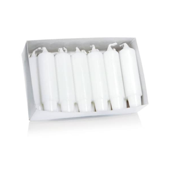 12 Stück EIKA Lampionkerze 211001.004 weiß 2x8cm ca. 2 Stunden Brenndauer 4006064093602 EIKA