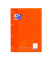Notizblock 100061261 für Klausuren, liniert, A4, 90g, orange, 50 Blatt