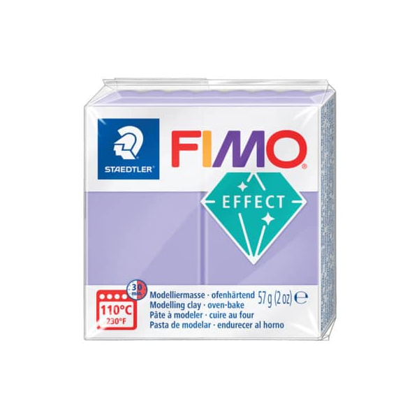 6 Stück Staedtler Fimo Effect 8020-605 Modelliermasse 57g flieder 4006608812317 Staedtler 57 Gramm