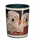 Papierkorb 26551, 13 Liter, rund, Motiv: Hunde