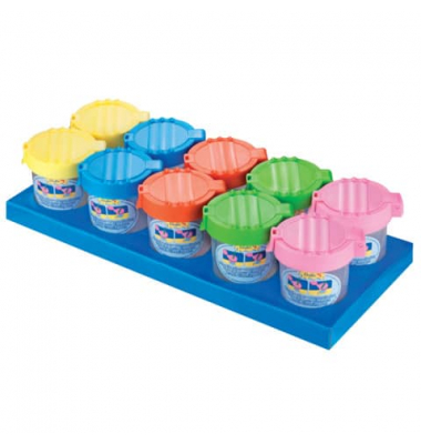 86401 Kunststoff Wasserbecher bunt sortiert