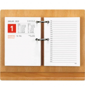 Kalenderuntersatz, für Umlegekalender 331, Holz, 18,5 x 15,5 cm, natur