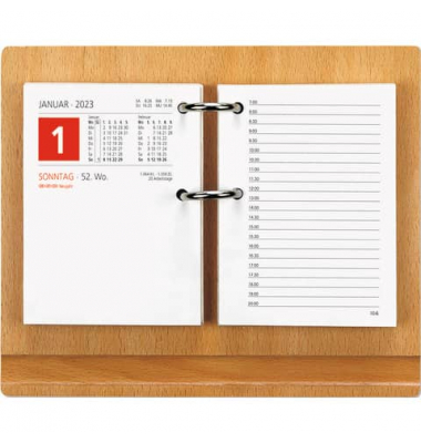 Kalenderuntersatz, f&uuml;r Umlegekalender 331, Holz, 24 x 18,5 cm, natur