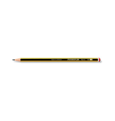 Bleistift-Set Noris 120, 120-2, H&auml;rte HB, 2mm, schwarz/gelb