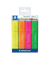 Textmarker Textsurfer classic, 364 P WP4, Etui (4#), farbig sortiert (gr&uuml;n/gelb/orange/pink), 1-5mm Keilspitze