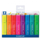 Textmarker-Set Textsurfer classic, 364 P WP8, Etui, 8-farbig sortiert, 1-5mm Keilspitze