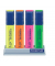Textmarker Textsurfer classic, 364 SC4, Etui, 4-farbig sortiert, 1-5mm Keilspitze