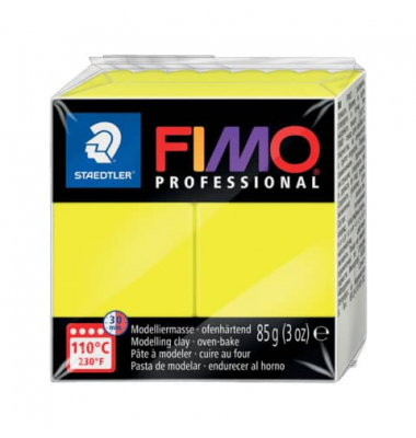 Fimo Professional 8004-1 Modelliermasse 85g zitronengelb