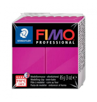 Fimo Professional 8004-210 Modelliermasse 85g magenta