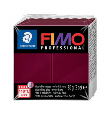 Fimo Professional 8004-23 Modelliermasse 85g bordeaux