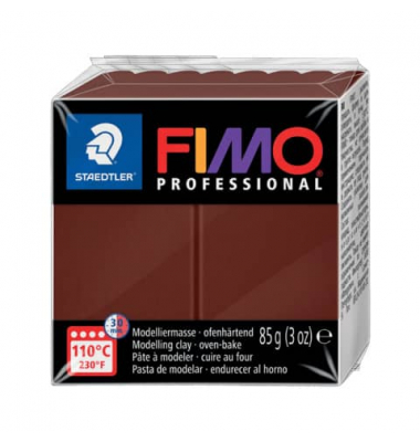 Fimo Professional 8004-77 Modelliermasse 85g schokolade