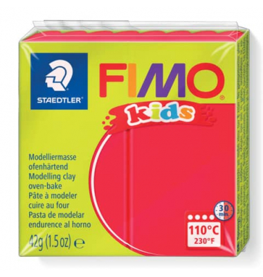 Fimo Kids 8030-2 Modelliermasse 42g rot