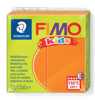 Fimo Kids 8030-4 Modelliermasse 42g orange