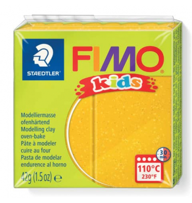 Fimo Kids 8030-112 Modelliermasse 42g glitter gold