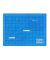 10690-21028 22x30cm Cuttingmat Schneidunterlage blau