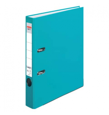 Ordner maX.file protect 10200301, A4 50mm schmal PP vollfarbig türkis