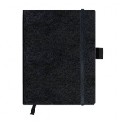 Notizbuch 11155843, my.book, schwarz, A5, kariert, 80g, 96 Blatt / 192 Seiten