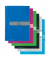 F&auml;chermappe easy orga to go 11277944, blau/transparent, A4, 12 F&auml;cher