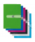 F&auml;chermappe easy orga to go 11277944, blau/transparent, A4, 12 F&auml;cher
