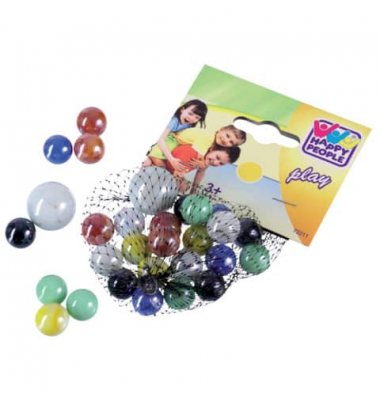 72211 Murmeln Glas sort.