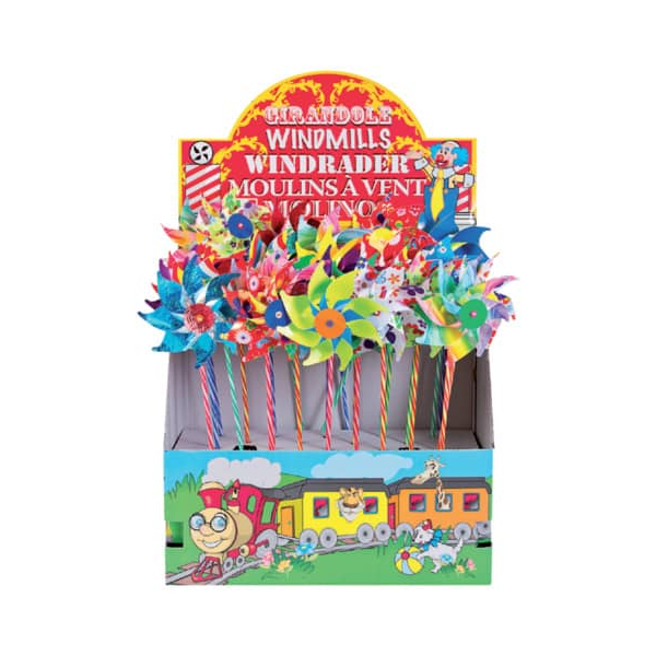 40 Stück TIB 83248 43cm Spielzeug Windmühle sort.